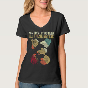 T-shirt Poisson Aquarium Poisson Addiction Betta Poisson