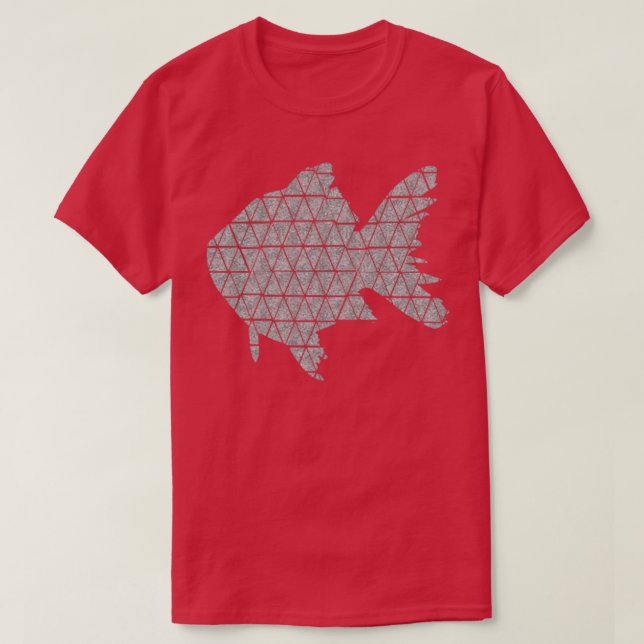 T-shirt Poisson argenté (Design devant)