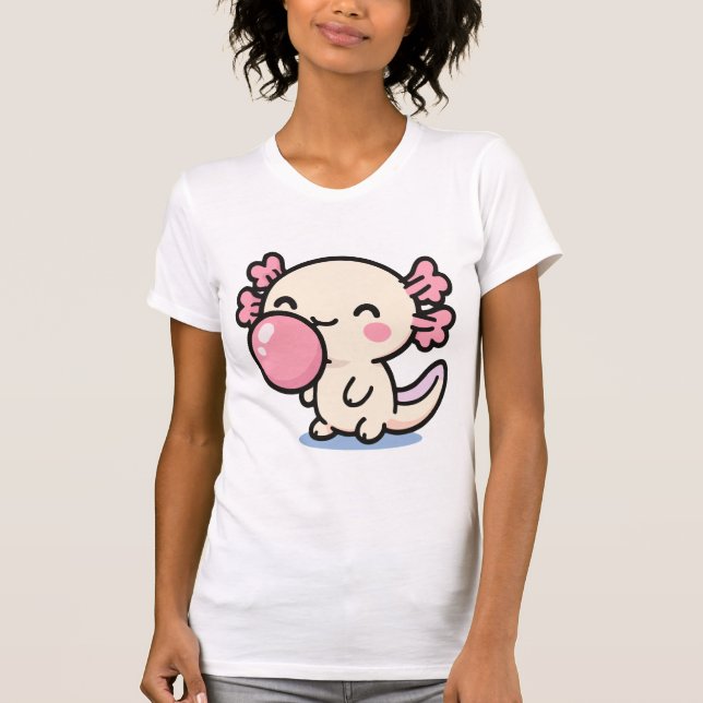 T-shirt Poisson avec bubblegum (Devant)