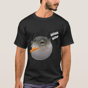 T-shirt Poisson ballon mangeant une carotte