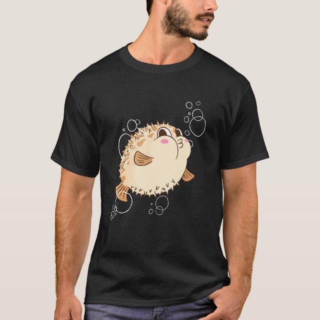 T-shirt Poisson ballon Rôdeur Bulles (Devant)