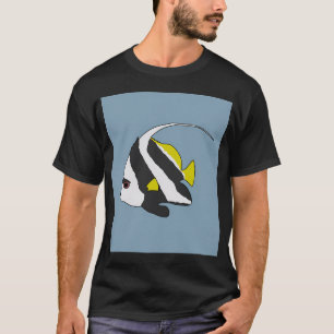 T-shirt Poisson-bannière