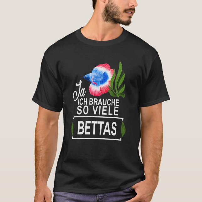 T-shirt Poisson Betta Splendens Animal de Compagnie (Devant)