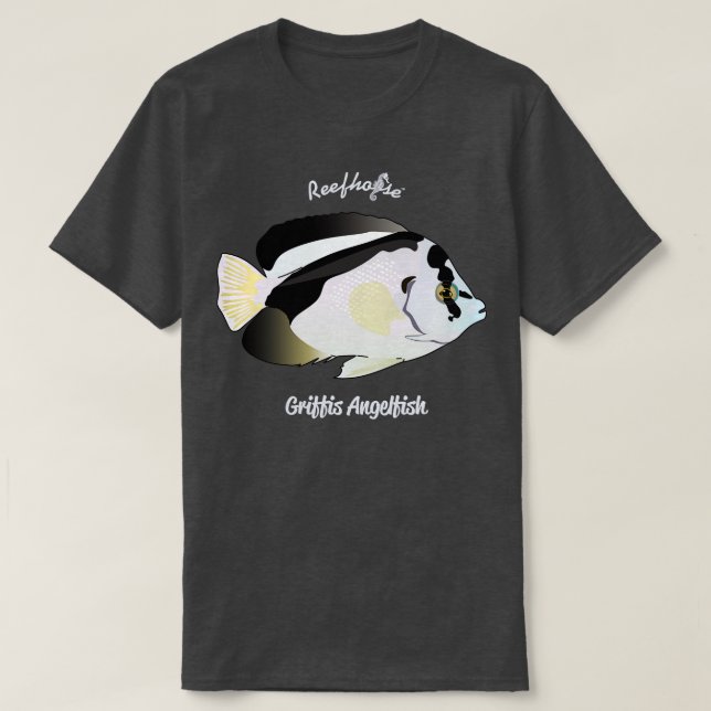 T-shirt Poisson blanc (Design devant)