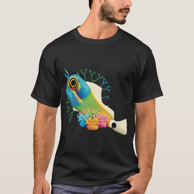 T-shirt poisson blennie à tache caudale (Devant)