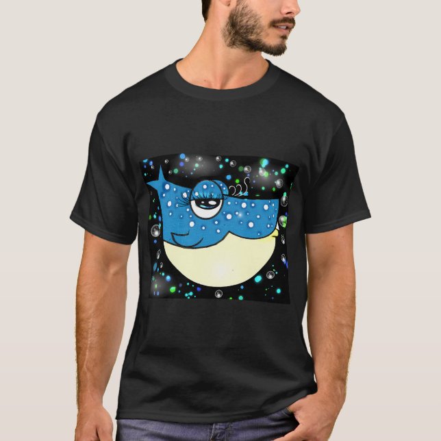 T-shirt Poisson bleu (Devant)