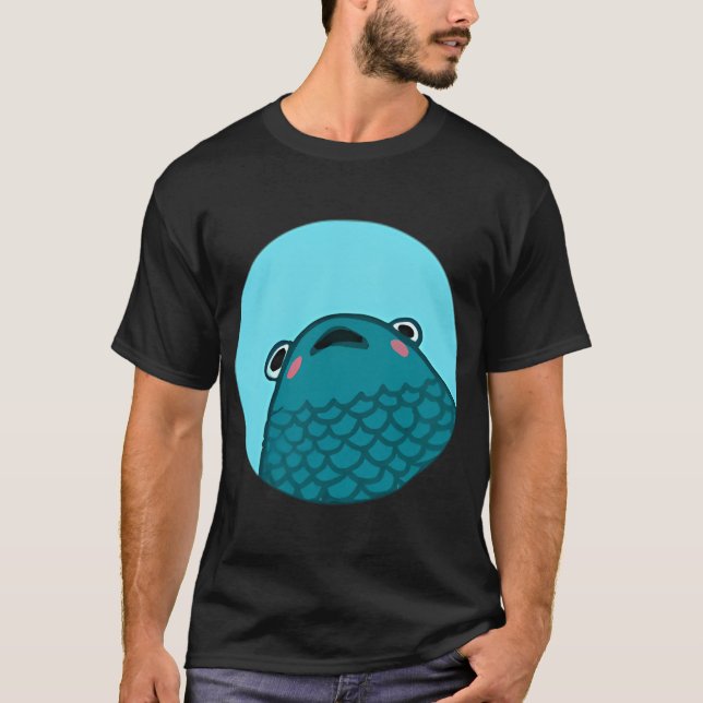 T-shirt Poisson Bleu (Devant)