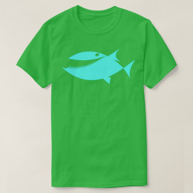 T-shirt Poisson bleu (Design devant)