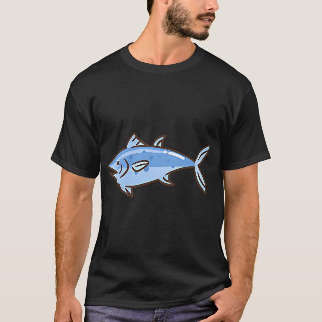 T-shirt Poisson Bleu (Devant)