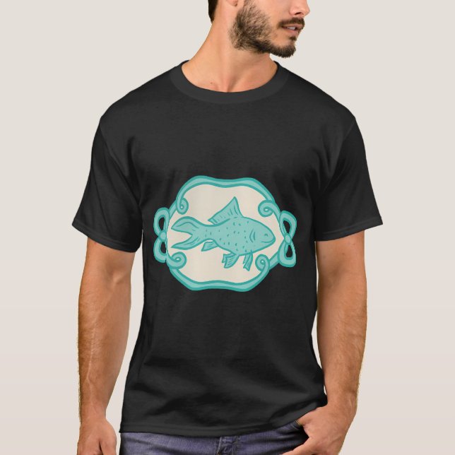 T-shirt Poisson bleu (Devant)