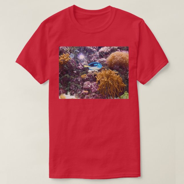 T-shirt Poisson bleu 3 (Design devant)