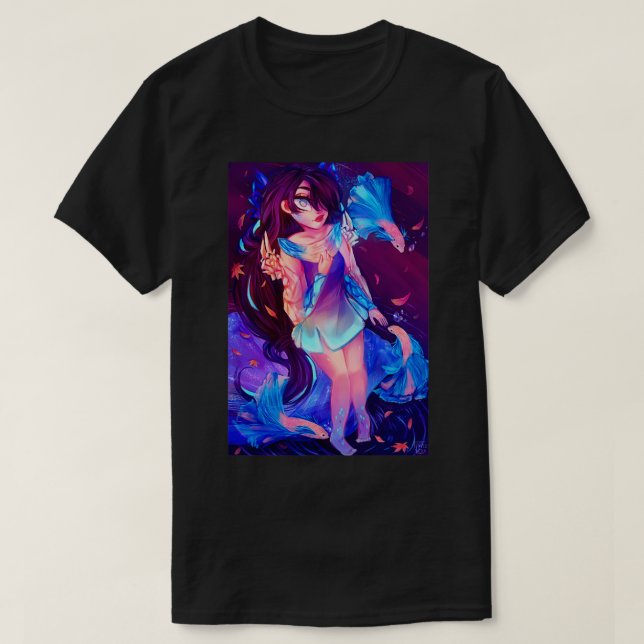 T-shirt Poisson bleu 4 1 (Design devant)