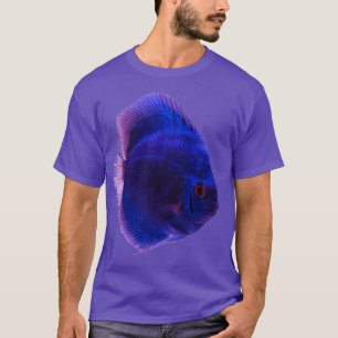 T-shirt Poisson bleu 8