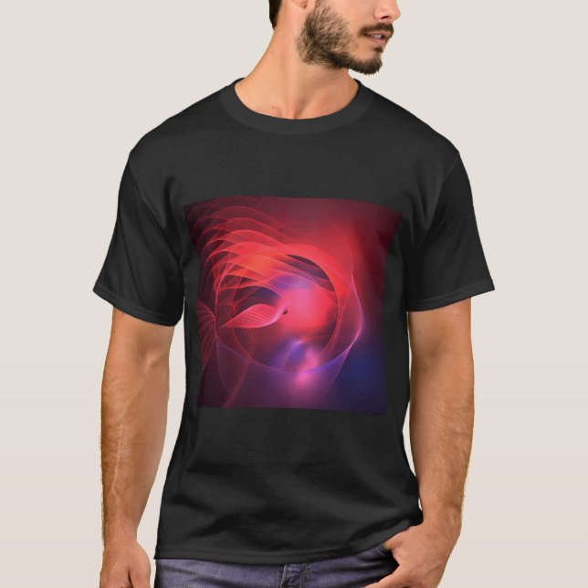 T-shirt Poisson Bleu Rose (Devant)