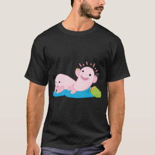 T-shirt Poisson Blob Jouant à des Jeux Vidéo Dessin Animé