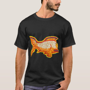 T-shirt Poisson brillant (stylo de peinture sur toile)