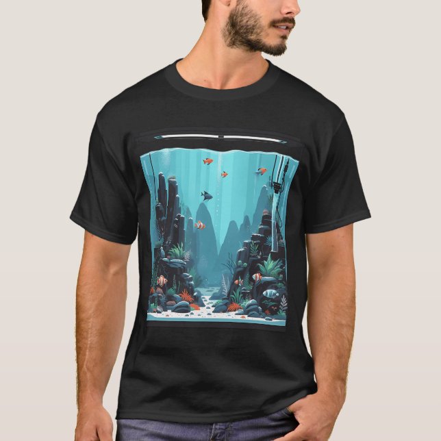 T-shirt poisson bronze steampunk (Devant)