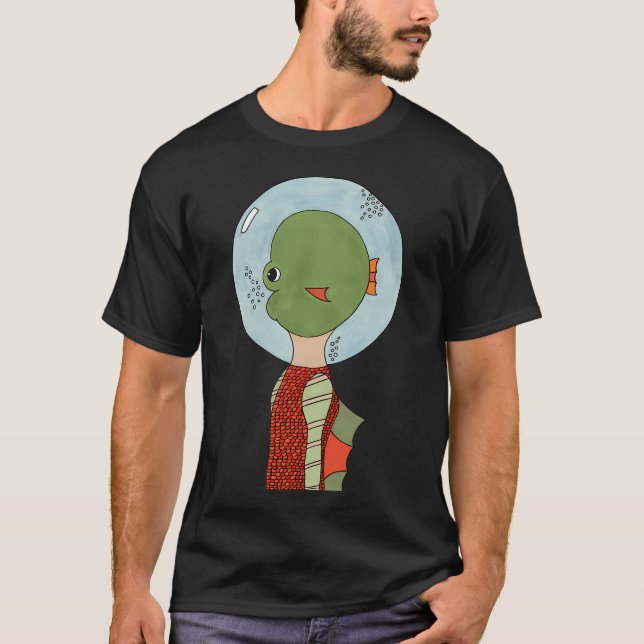 T-shirt Poisson bulle (Devant)