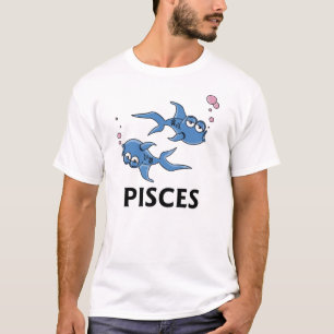 T-shirt Poisson Carton bleu Poissons