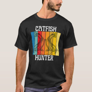 T-shirt Poisson-chat Chasseur de poisson-chat Pêche Homme