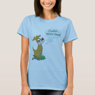 T-shirt Poisson-chat drôle de pêche d'humour de pêche de