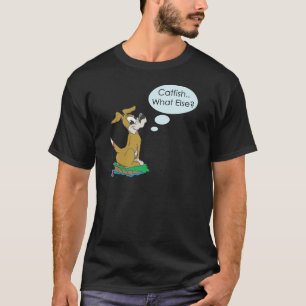 T-shirt Poisson-chat drôle de pêche d'humour de pêche de