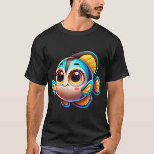 T-shirt Poisson-chauve-souris adorable