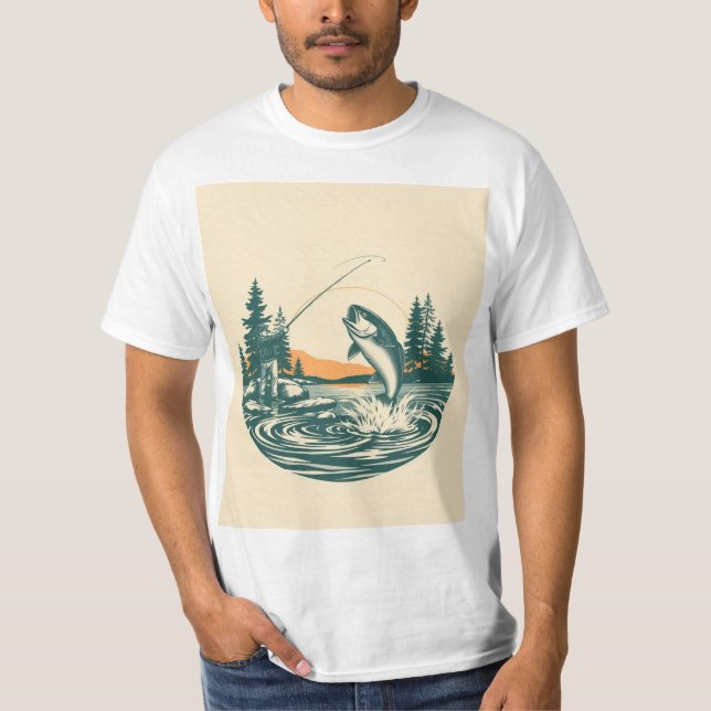 T-Shirt Poisson Chuchoteur Vintage (Devant)