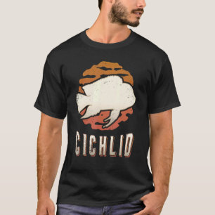 T-shirt Poisson Cichlidé Vintage Rétro Classique Animal Co