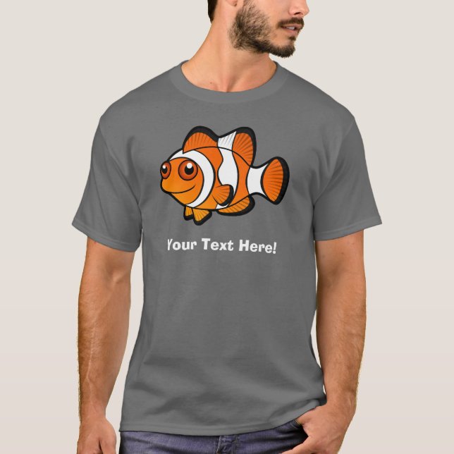 T-shirt Poisson-clown de dessin animé (Devant)