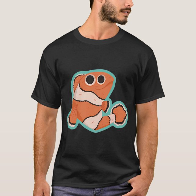 T-shirt Poisson-clown idiot (Devant)