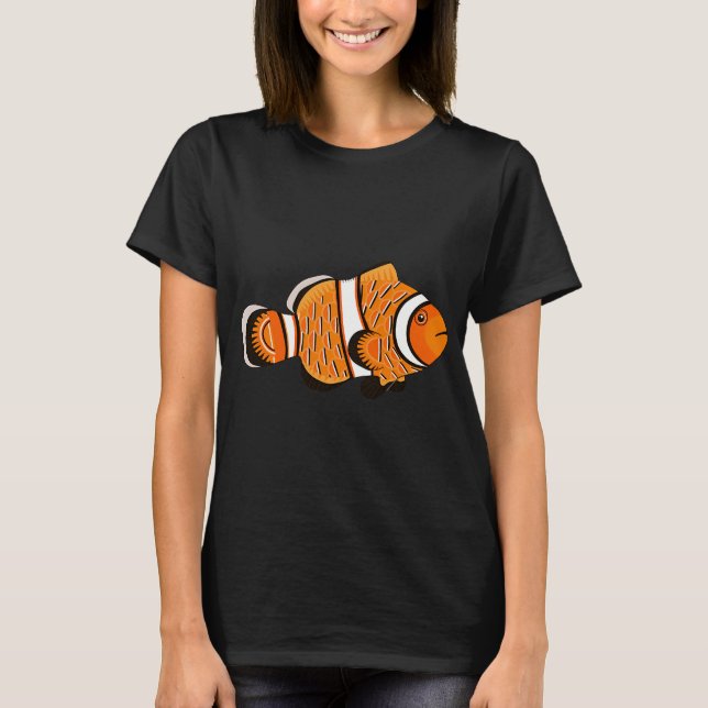 T-shirt Poisson clown, style koinobori (Devant)