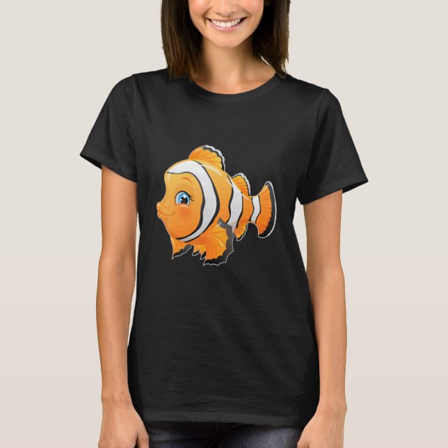 T-shirt Poisson clown sucre doux (Devant)