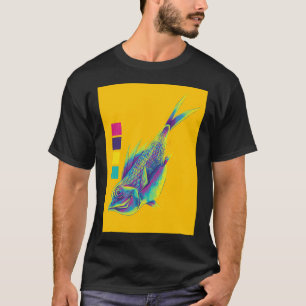T-shirt poisson CMYK