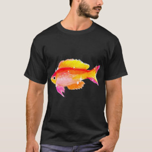 T-shirt poisson coloré