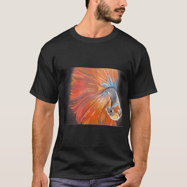 T-shirt Poisson combattant (Devant)
