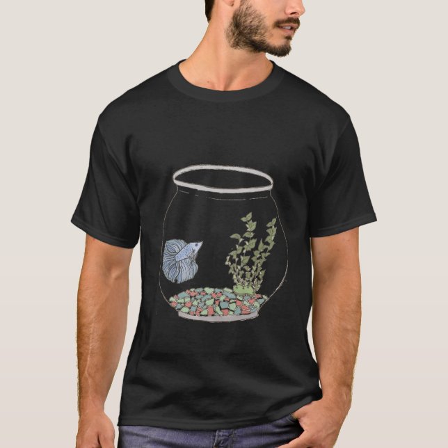 T-shirt Poisson combattant (Devant)