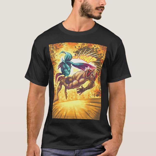 T-shirt Poisson Combattant (Devant)