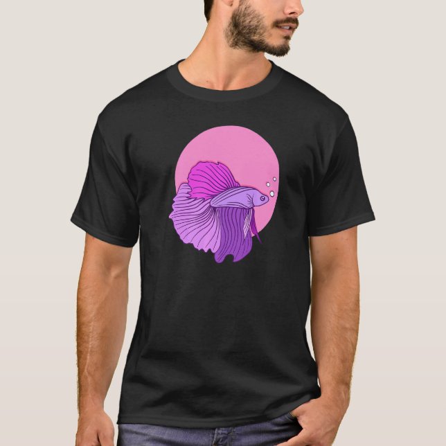 T-shirt Poisson combattant 123456 (Devant)