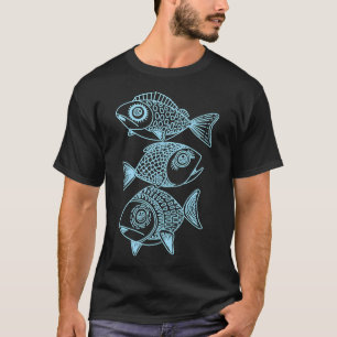 T-shirt poisson coq
