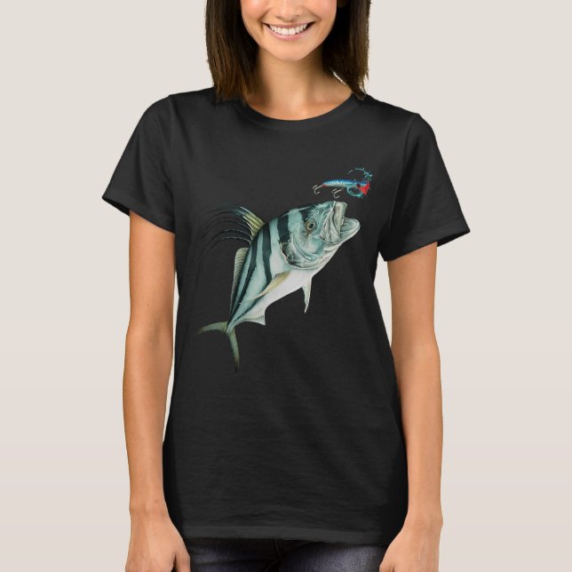 T-shirt Poisson coq et popper (Devant)