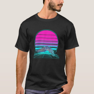 T-shirt Poisson couchée vintage Retro