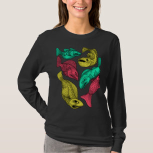 T-shirt Poisson couleur
