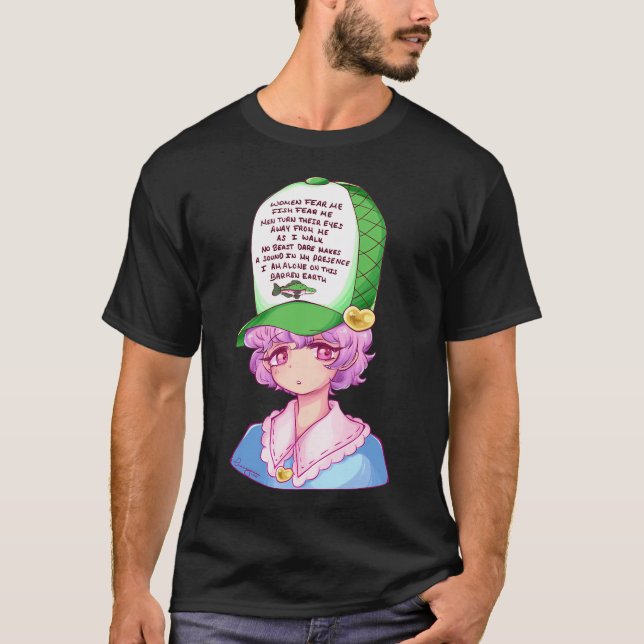 T-shirt poisson craindre satori komeiji (Devant)