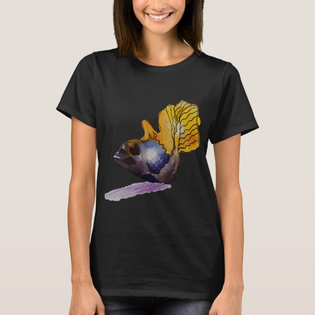 T-shirt Poisson Crâne (Devant)