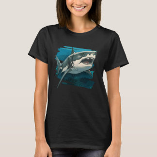 T-shirt Poisson Créature Marine Réussi Ça Marteau Aquatiqu