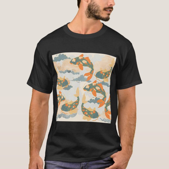 T-shirt Poisson dans le ciel...... (Devant)