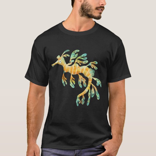 T-shirt Poisson dans petit monde (Devant)