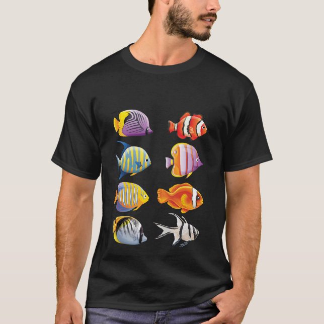 T-shirt Poisson d'aquarium (Devant)