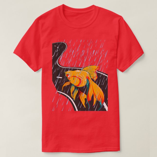 T-SHIRT POISSON DE BÊTA DANS LA ROUTE (Design devant)